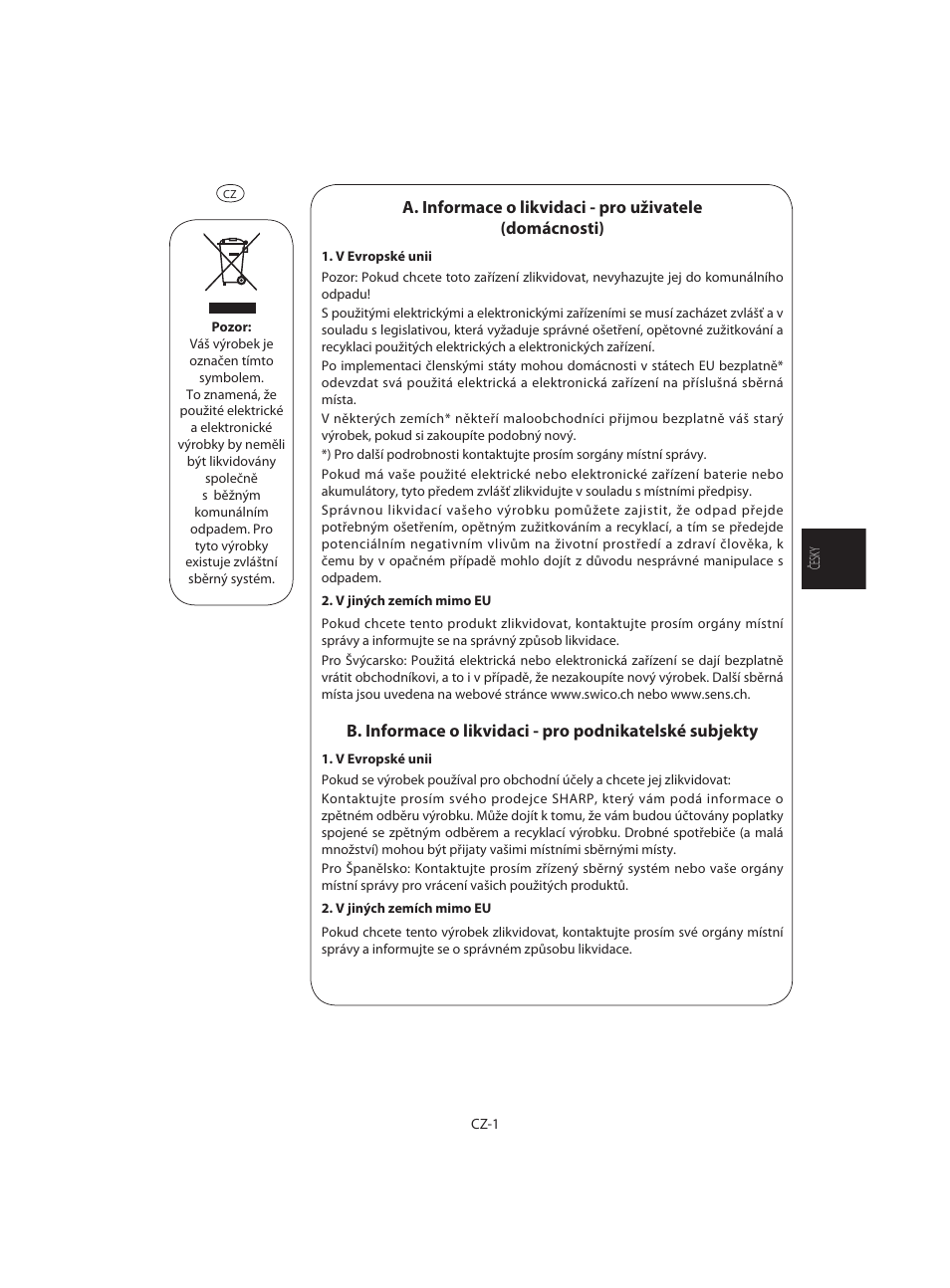 Sharp R-642WE User Manual | Page 67 / 226