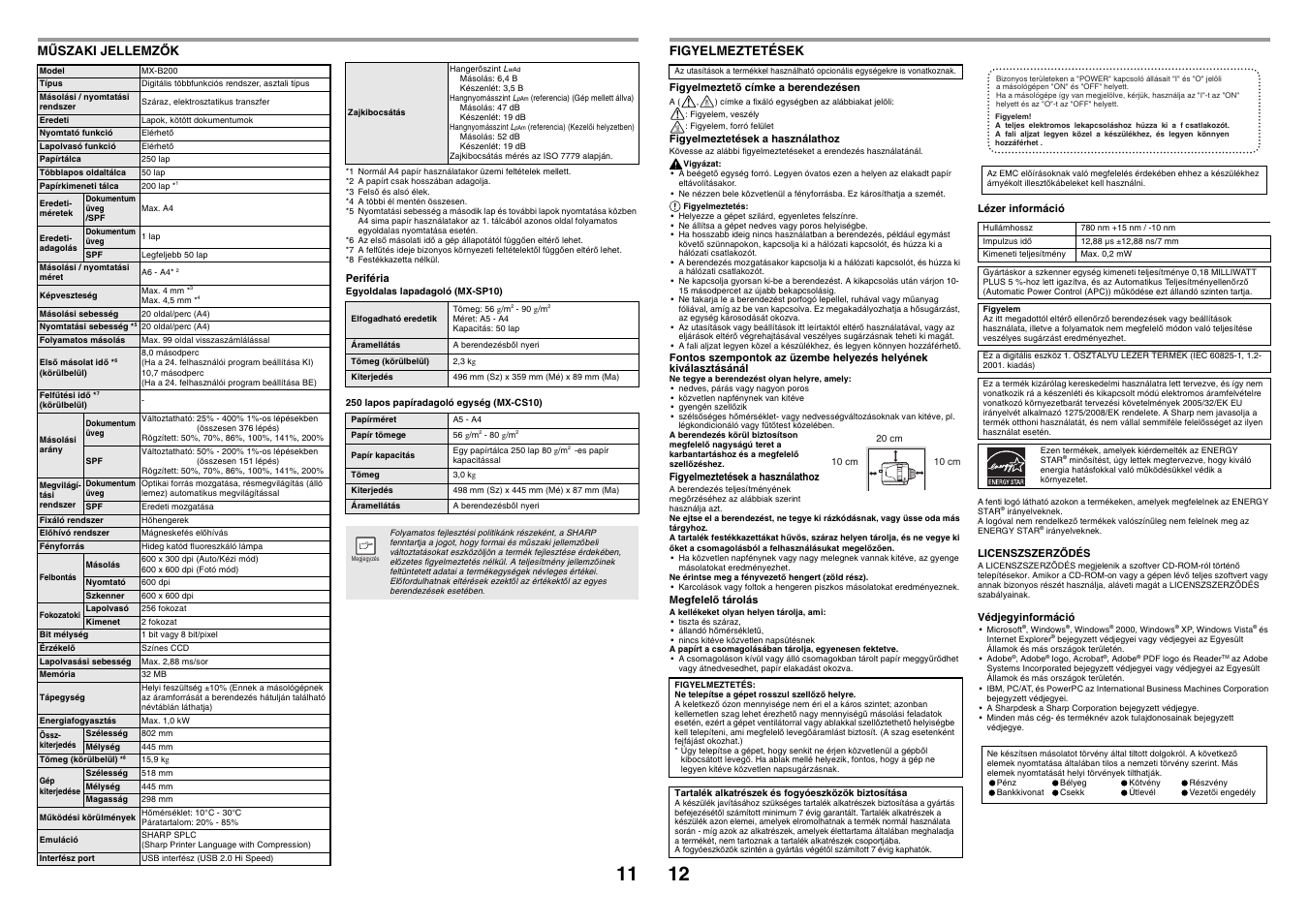 Sharp MX-B200 User Manual | Page 14 / 40