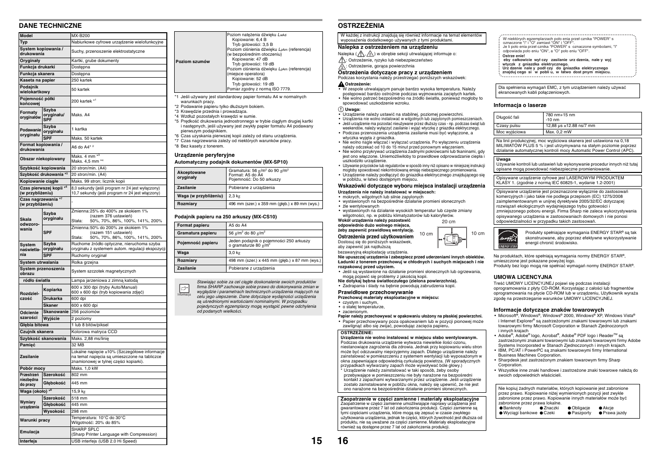 Sharp MX-B200 User Manual | Page 17 / 40