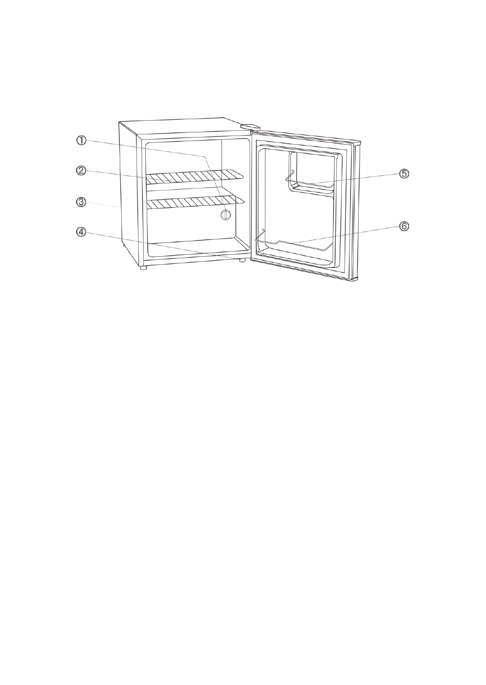 Parts & features, Temperature control knob, Removable shelves | Avanti AR1733B User Manual | Page 6 / 16