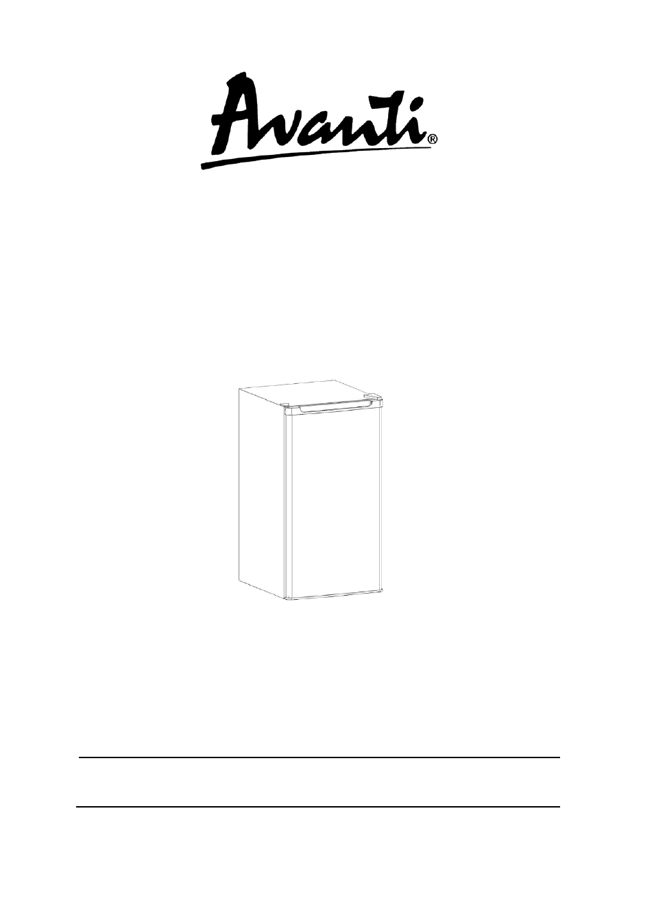 Avanti RM3250W User Manual | 16 pages
