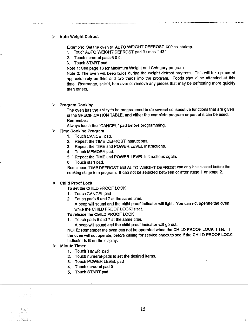 Avanti mo629t User Manual | Page 15 / 21