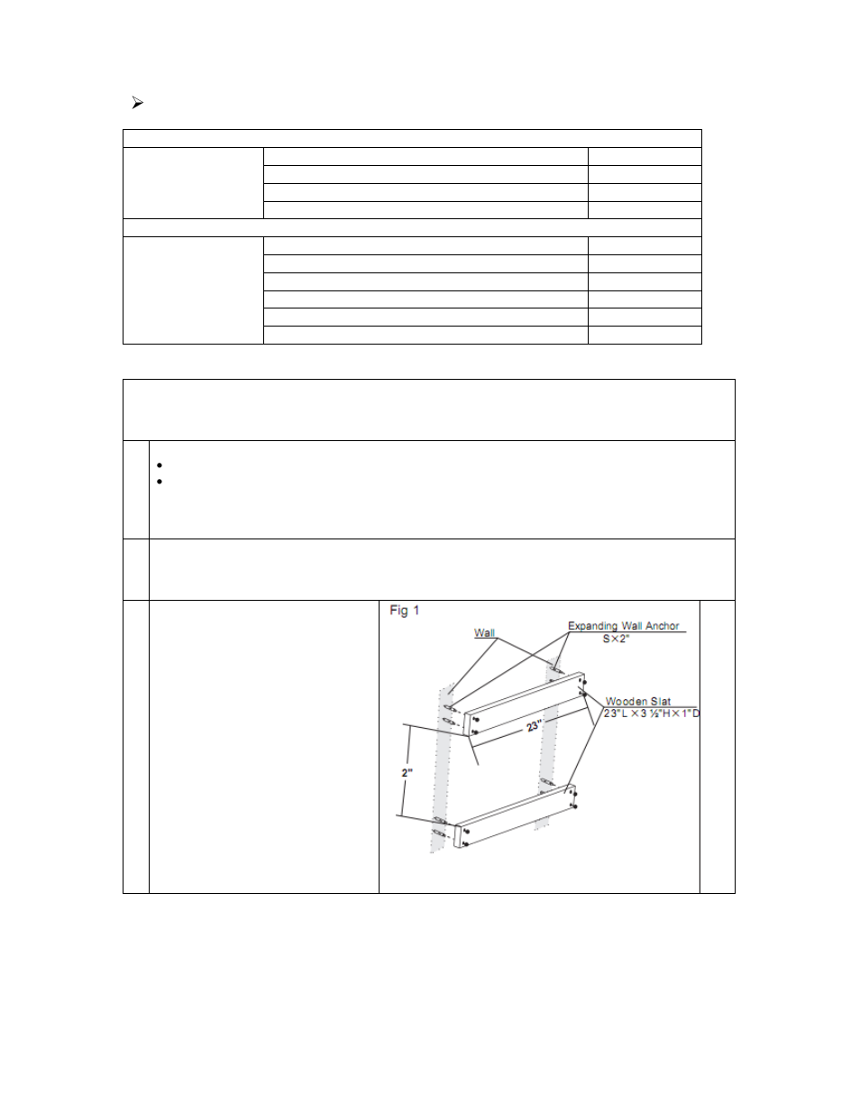 Wall mounting instructions | Avanti D110 User Manual | Page 8 / 20
