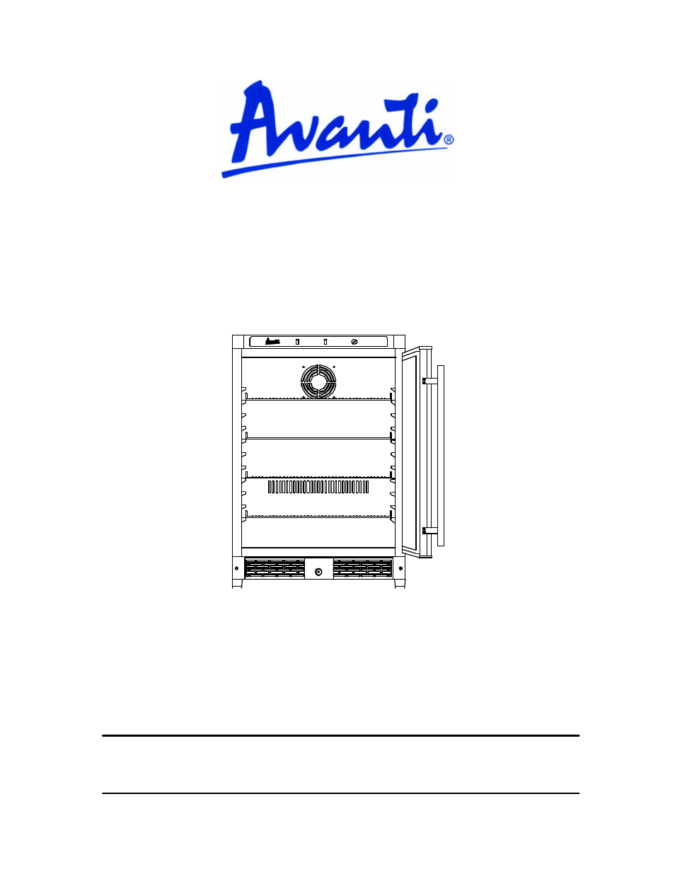 Avanti BUILT-IN BEVERAGE CENTER BCA5105SG User Manual | 19 pages