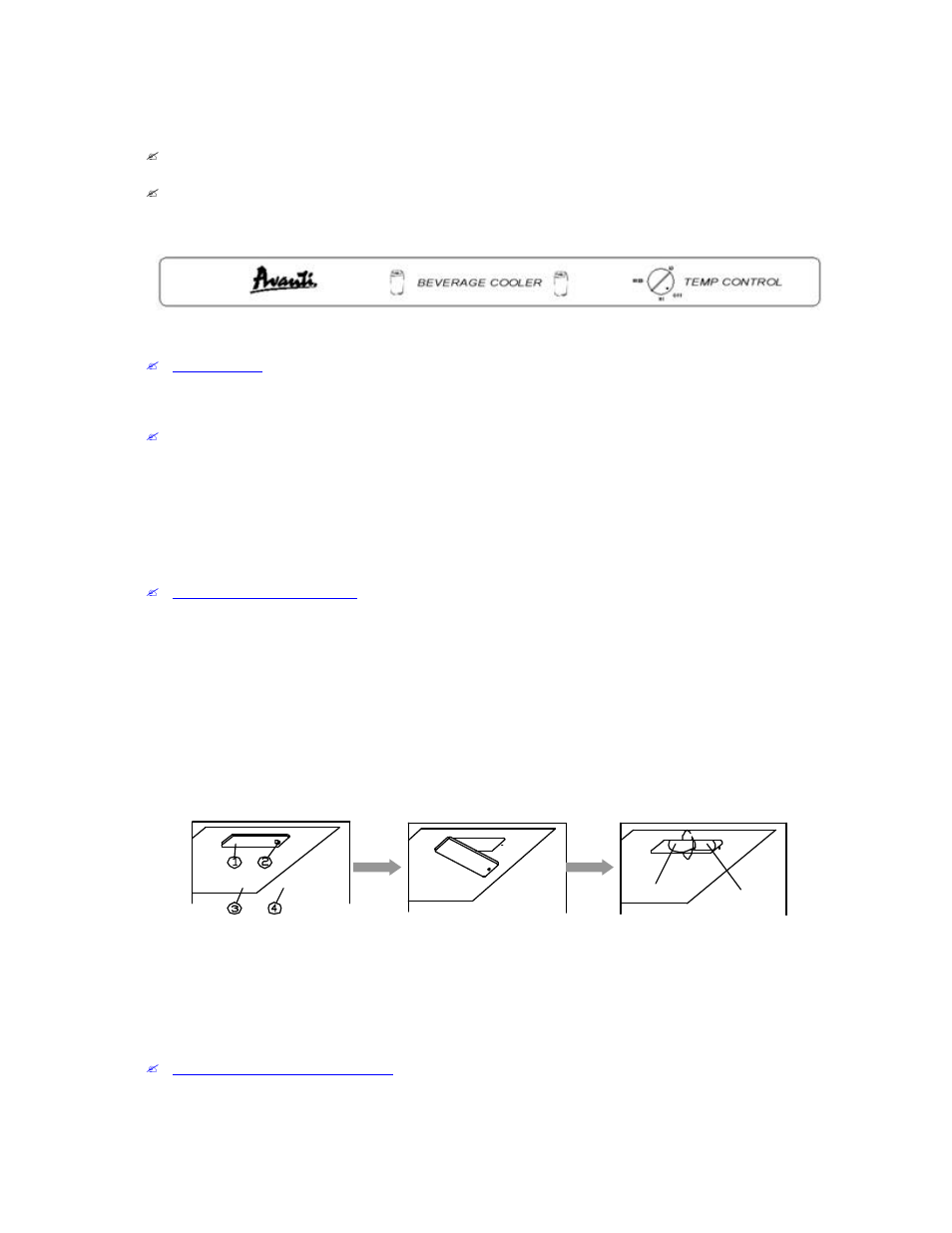 Avanti BUILT-IN BEVERAGE CENTER BCA5105SG User Manual | Page 11 / 19