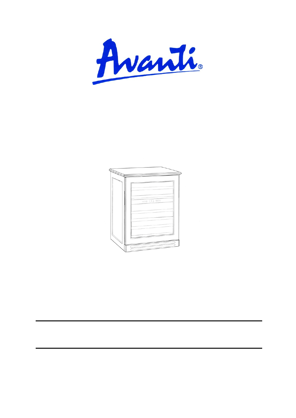Avanti WCR534WDZD N User Manual | 20 pages