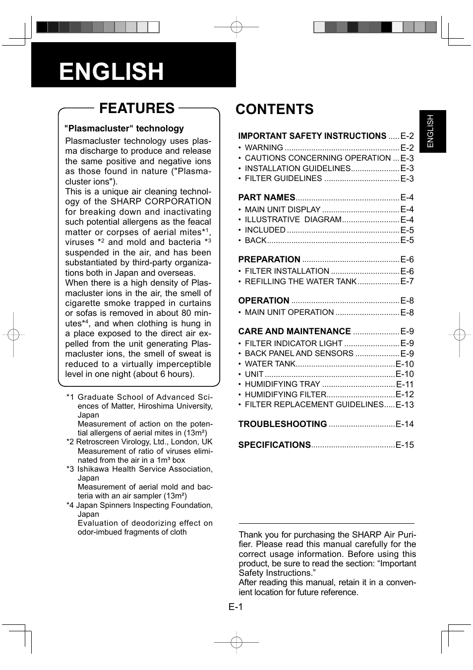 Sharp KC-930EU-W User Manual | Page 3 / 200