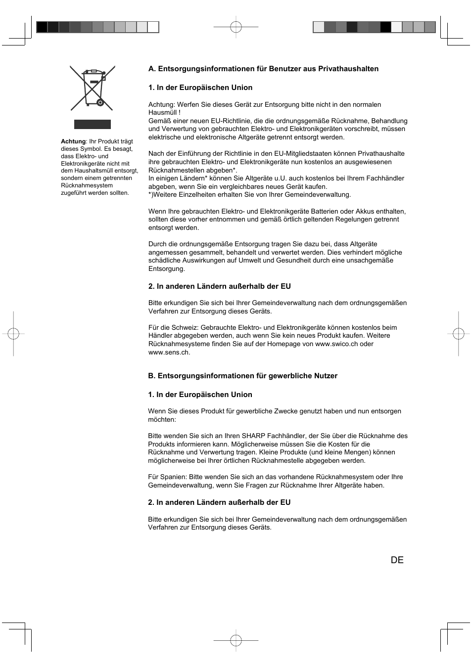 Sharp KC-930EU-W User Manual | Page 36 / 200