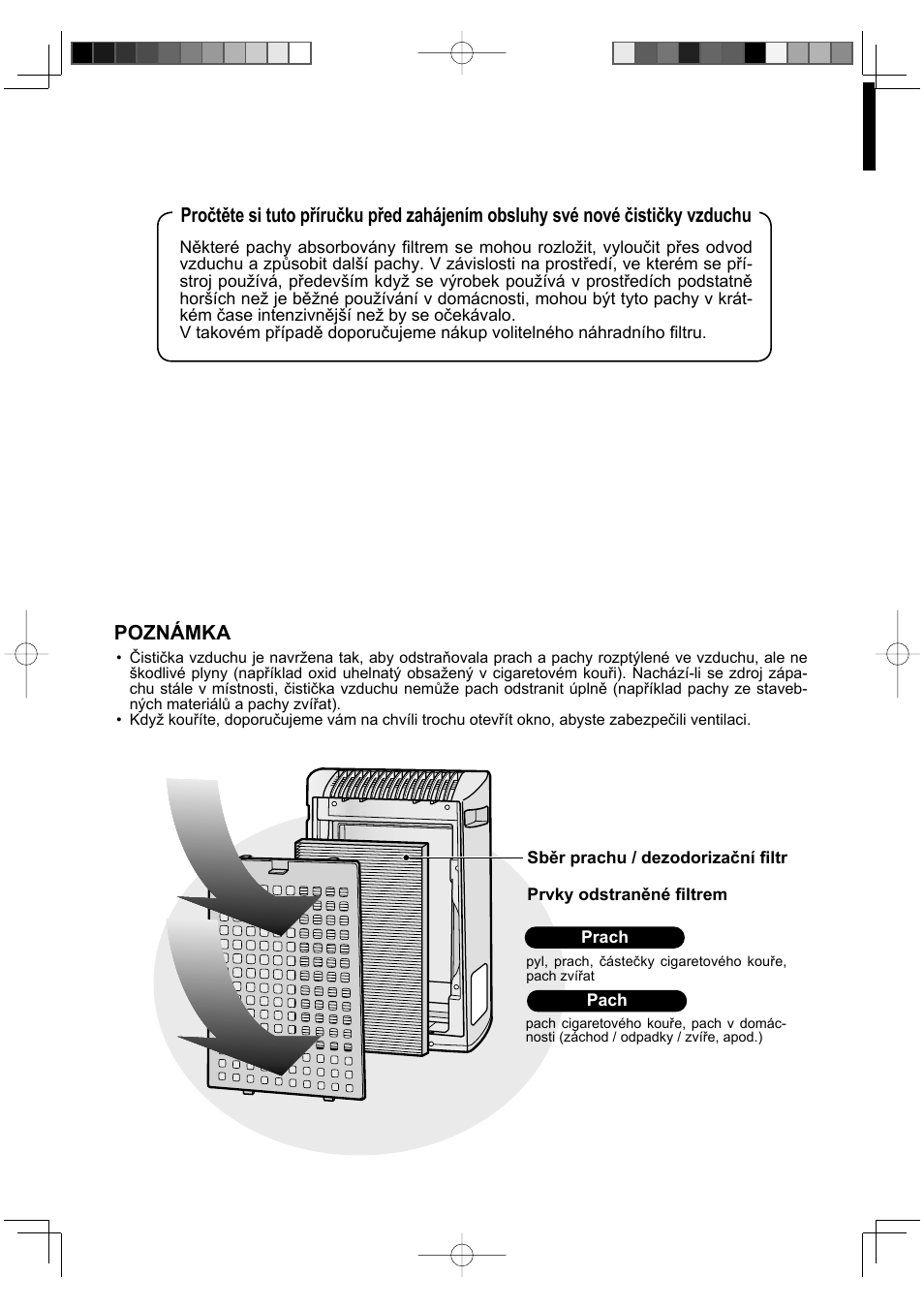 Poznámka | Sharp KC-930EU-W User Manual | Page 92 / 200
