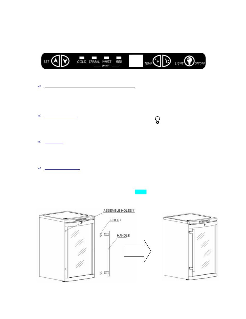 Avanti WC 602D User Manual | Page 11 / 19