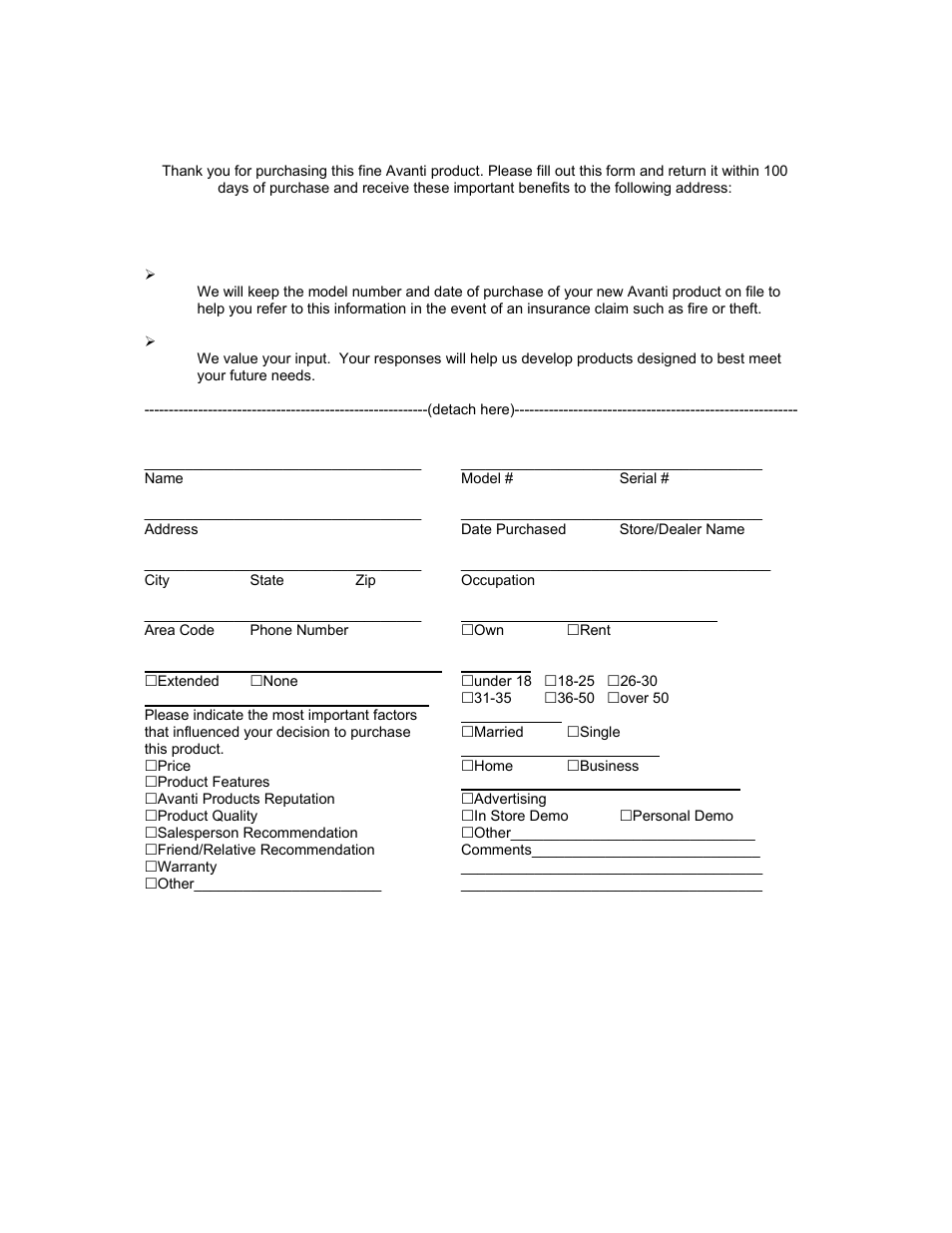 Avanti EWC1600M User Manual | Page 15 / 16