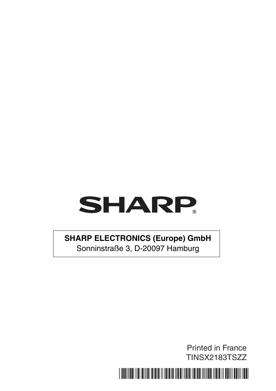 Sharp AL-2041 User Manual | Page 40 / 40