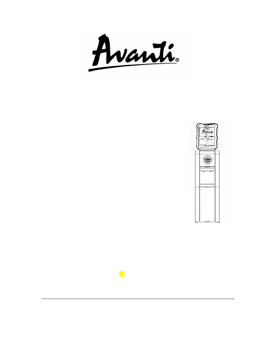 Avanti WDE98PS User Manual | 15 pages