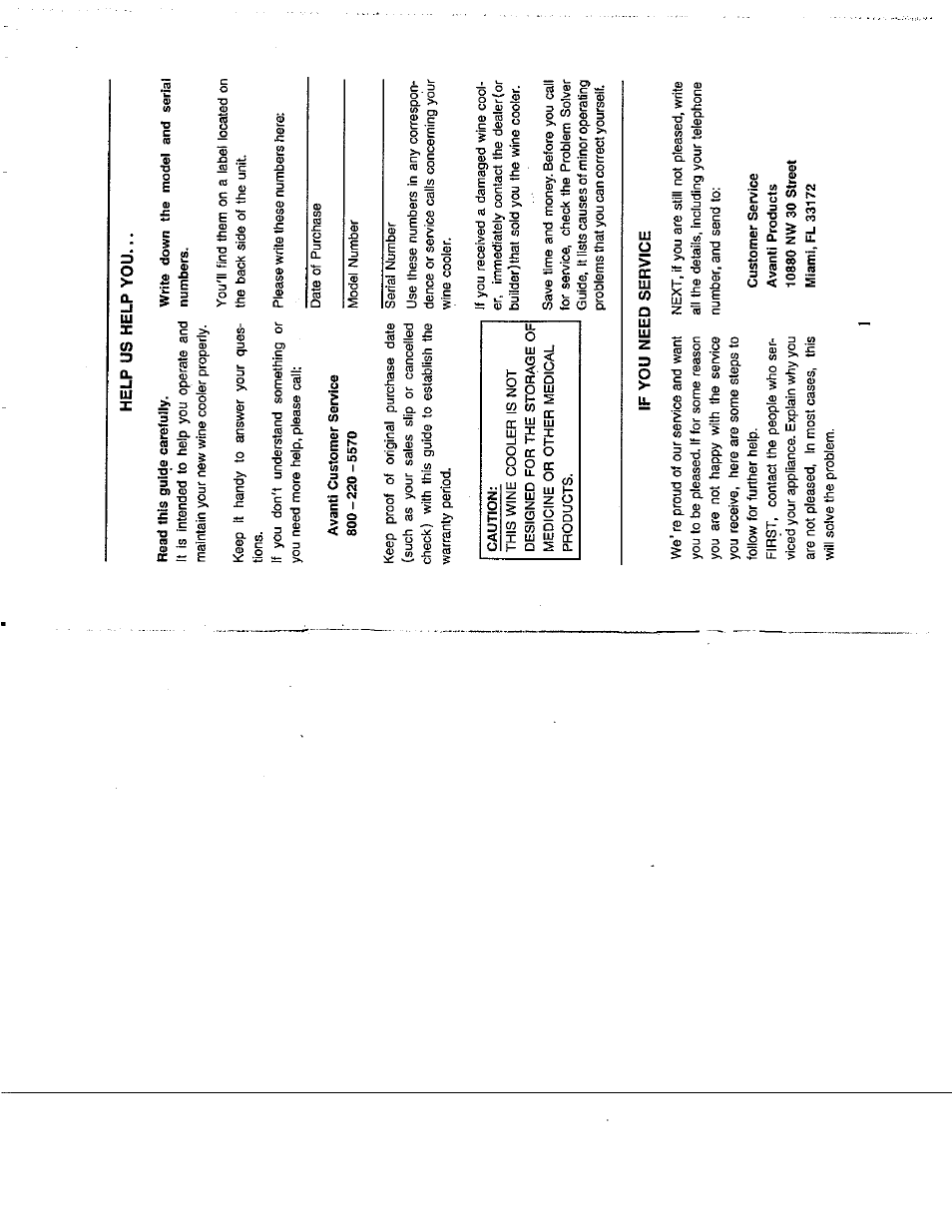 Avanti WC260YGW/B User Manual | Page 2 / 8