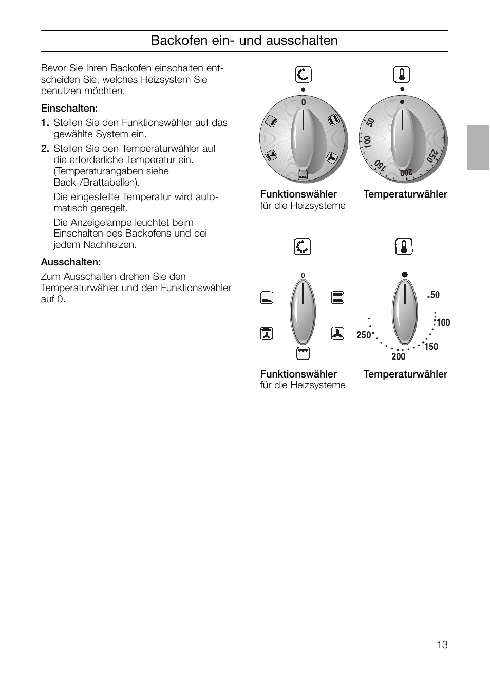 Backofen ein- und ausschalten | Neff B132 User Manual | Page 13 / 156