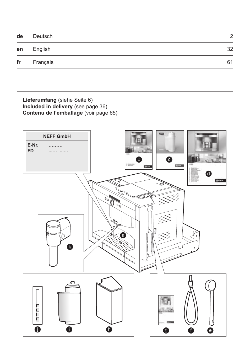 Neff C77V60N2 User Manual | Page 2 / 98