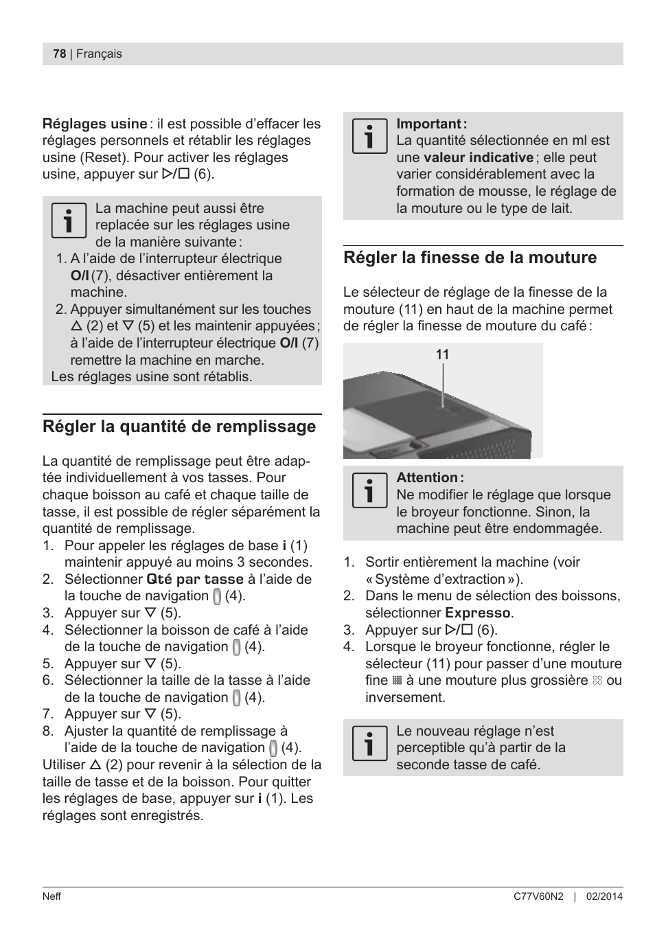 Neff C77V60N2 User Manual | Page 80 / 98