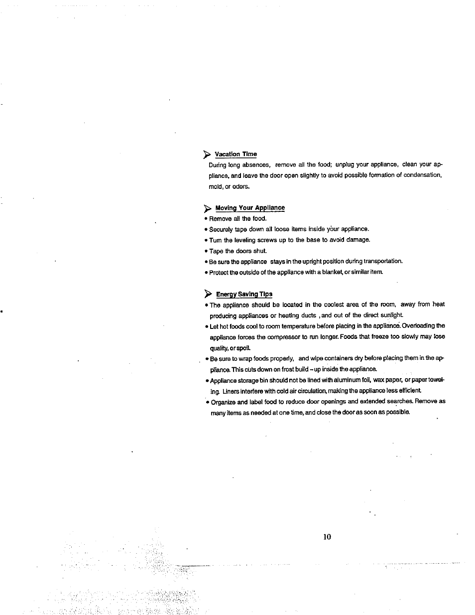 Avanti 309YBT User Manual | Page 12 / 22