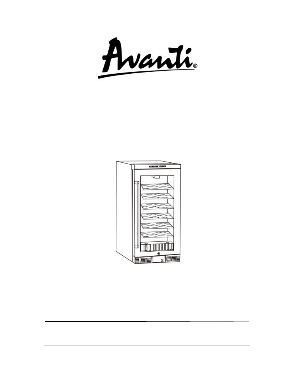 Avanti WC3201D User Manual | 17 pages