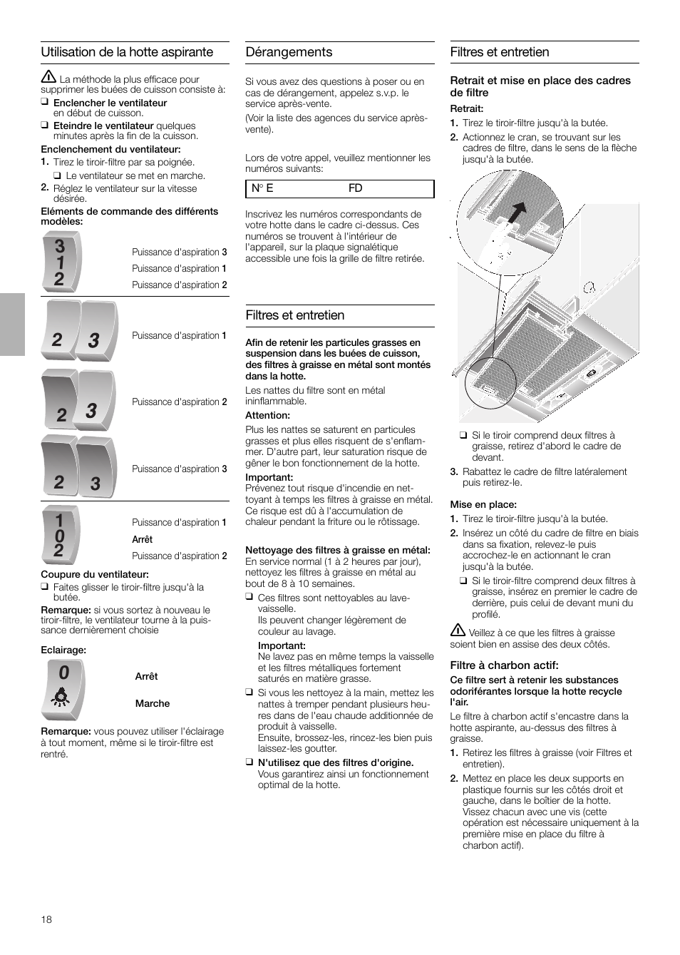 Neff D4654X0 User Manual | Page 18 / 56