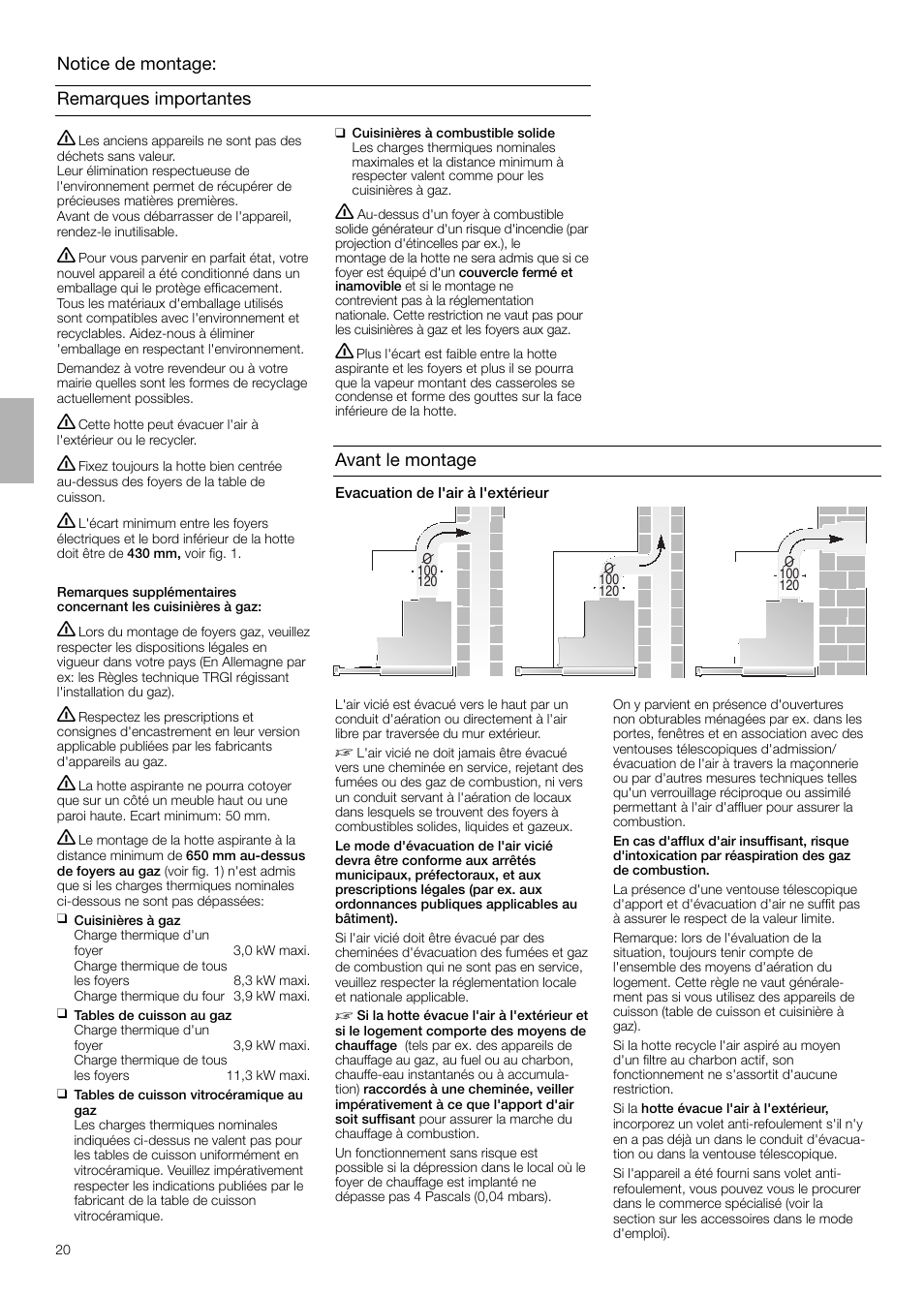 Neff D4654X0 User Manual | Page 20 / 56