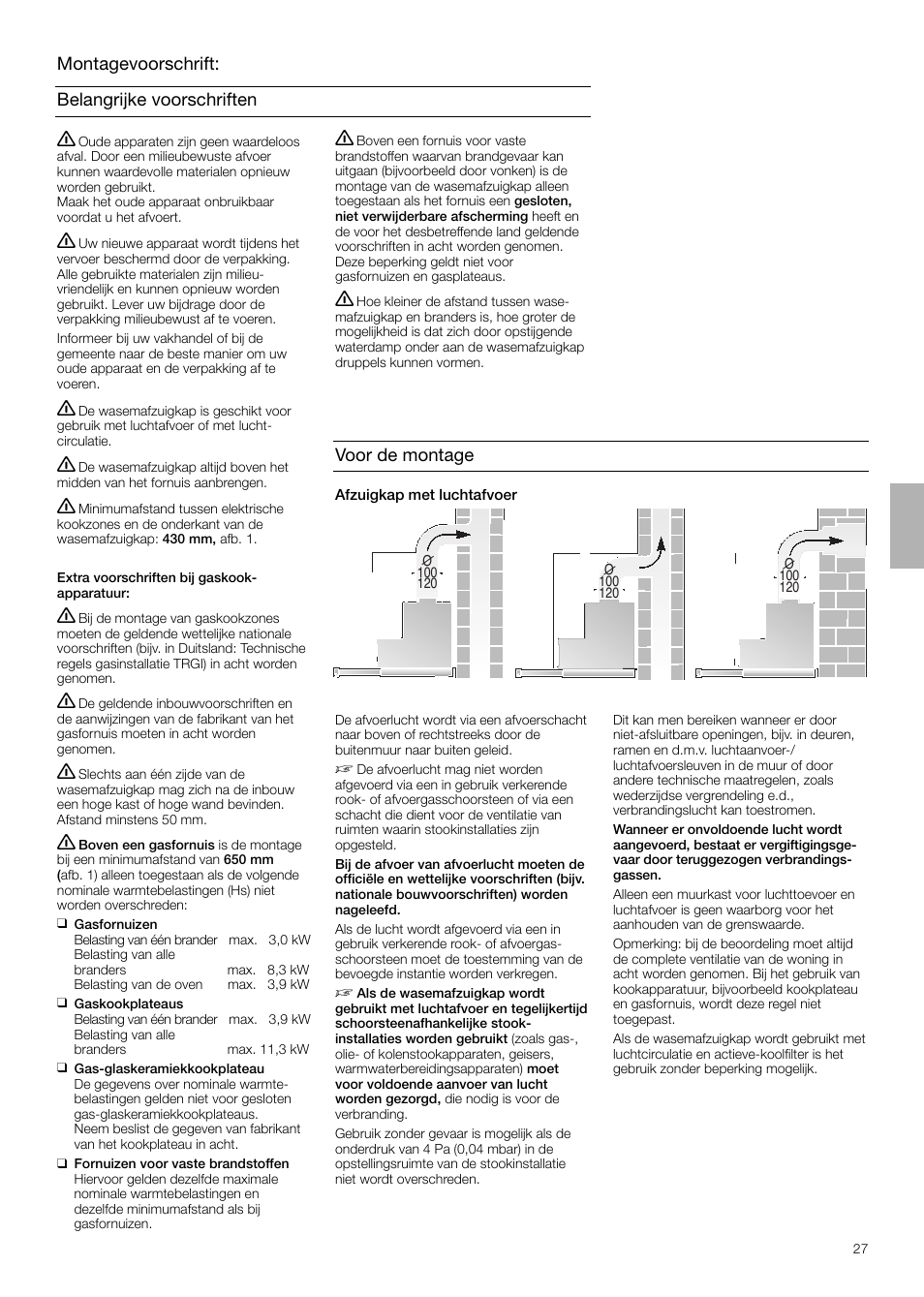 Neff D4654X0 User Manual | Page 27 / 56