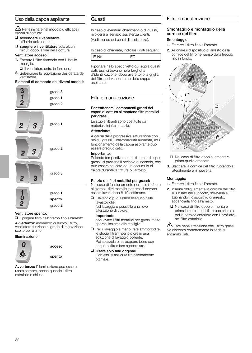 Neff D4654X0 User Manual | Page 32 / 56