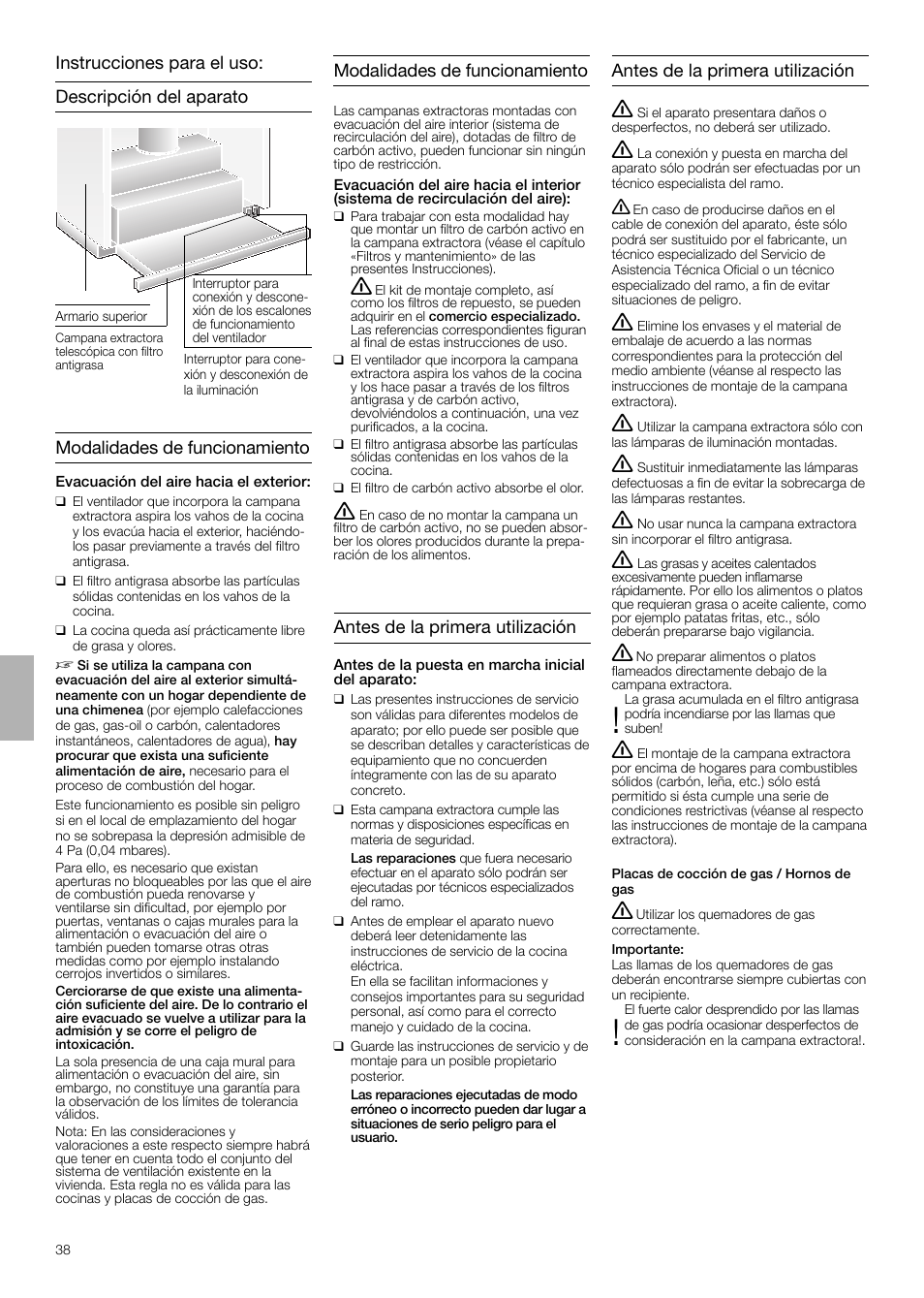 Neff D4654X0 User Manual | Page 38 / 56