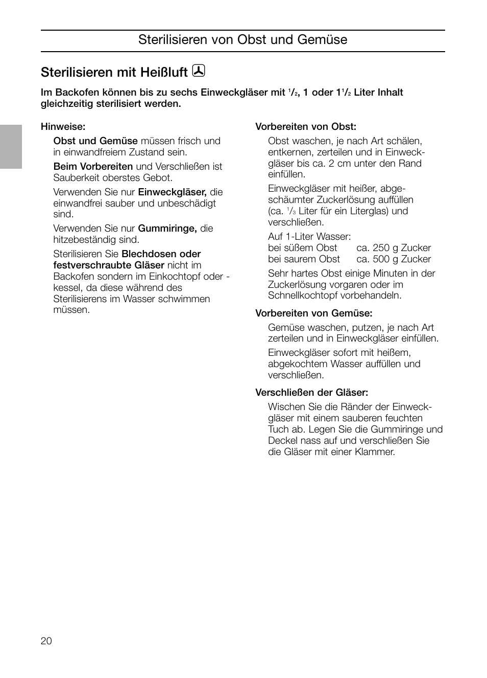 Neff B132 User Manual | Page 20 / 124