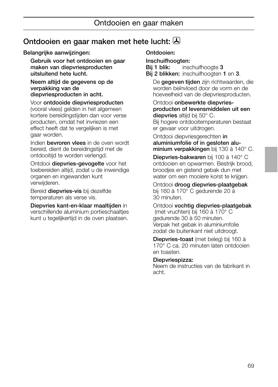 Neff B132 User Manual | Page 69 / 124