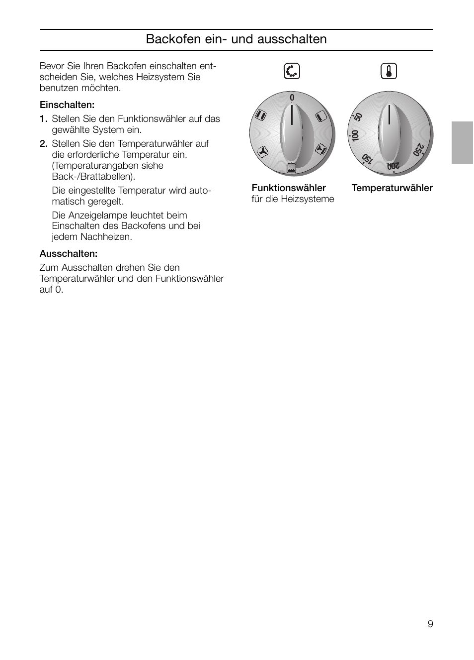 Backofen ein- und ausschalten | Neff B132 User Manual | Page 9 / 124