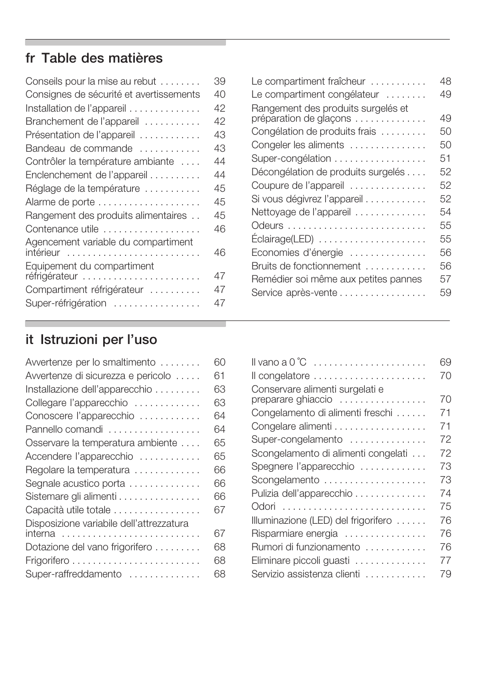 Neff K8225X0 User Manual | Page 3 / 104