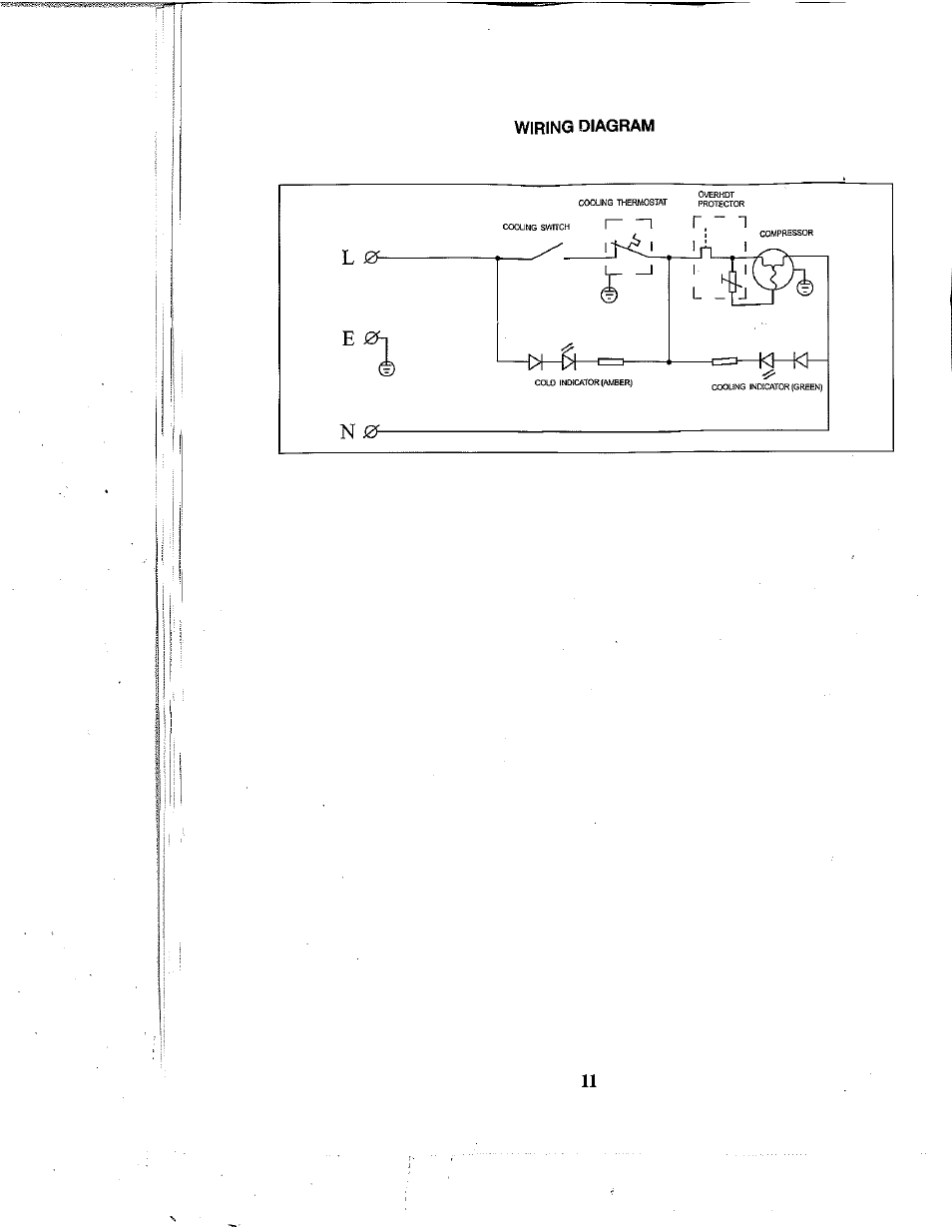 Wiring diagram | Avanti WD360 User Manual | Page 11 / 13