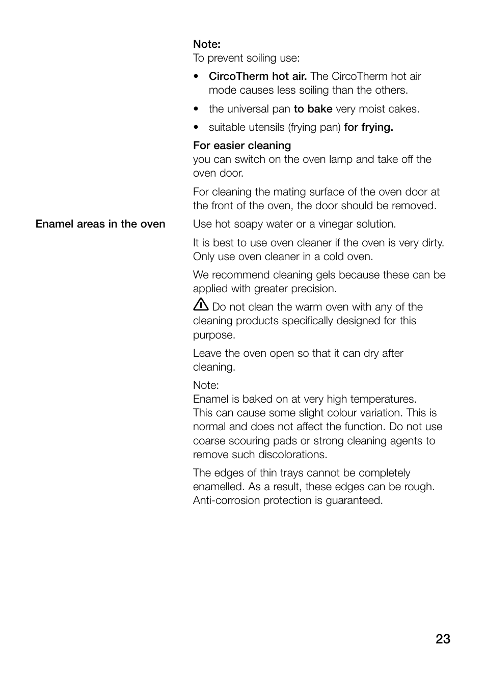 Neff B132 User Manual | Page 23 / 32