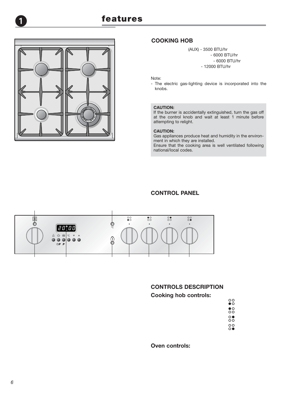 Features | Avanti DGE 2403 SC User Manual | Page 6 / 56