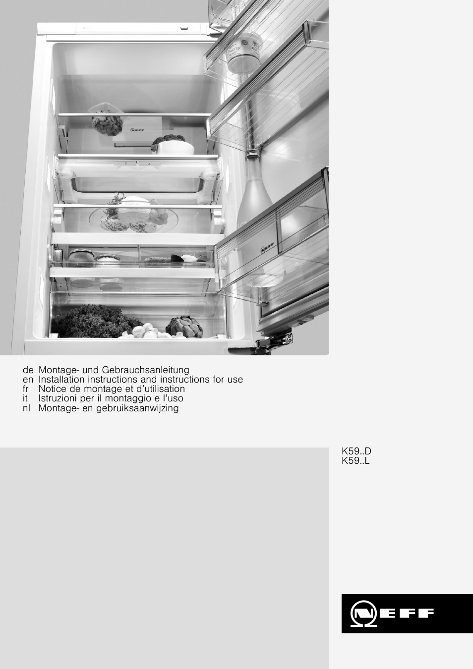 Neff K5920D1 User Manual | 129 pages