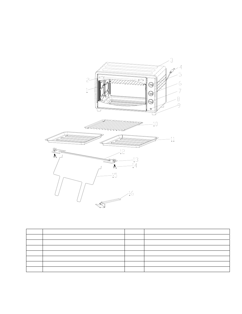 Parts and features | Avanti MK42SSP User Manual | Page 5 / 20