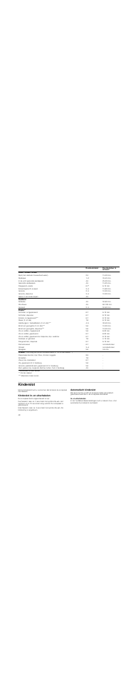 Kinderslot, Kinderslot in- en uitschakelen, Automatisch kinderslot | In- en uitschakelen | Neff N14D30N2 User Manual | Page 48 / 60