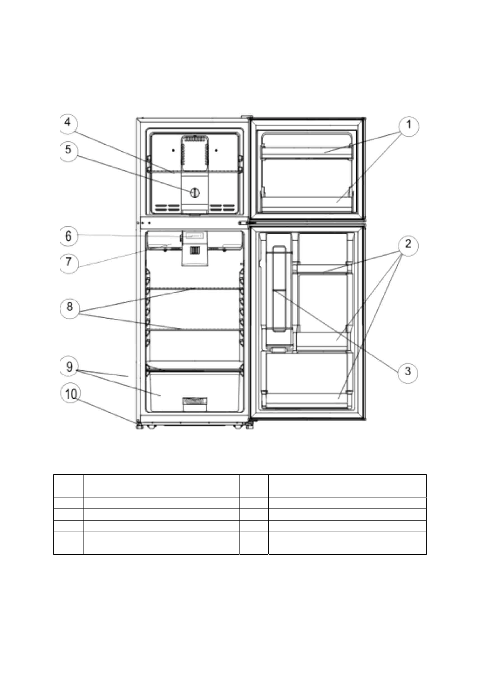 Parts and features | Avanti FF1213PS User Manual | Page 6 / 20