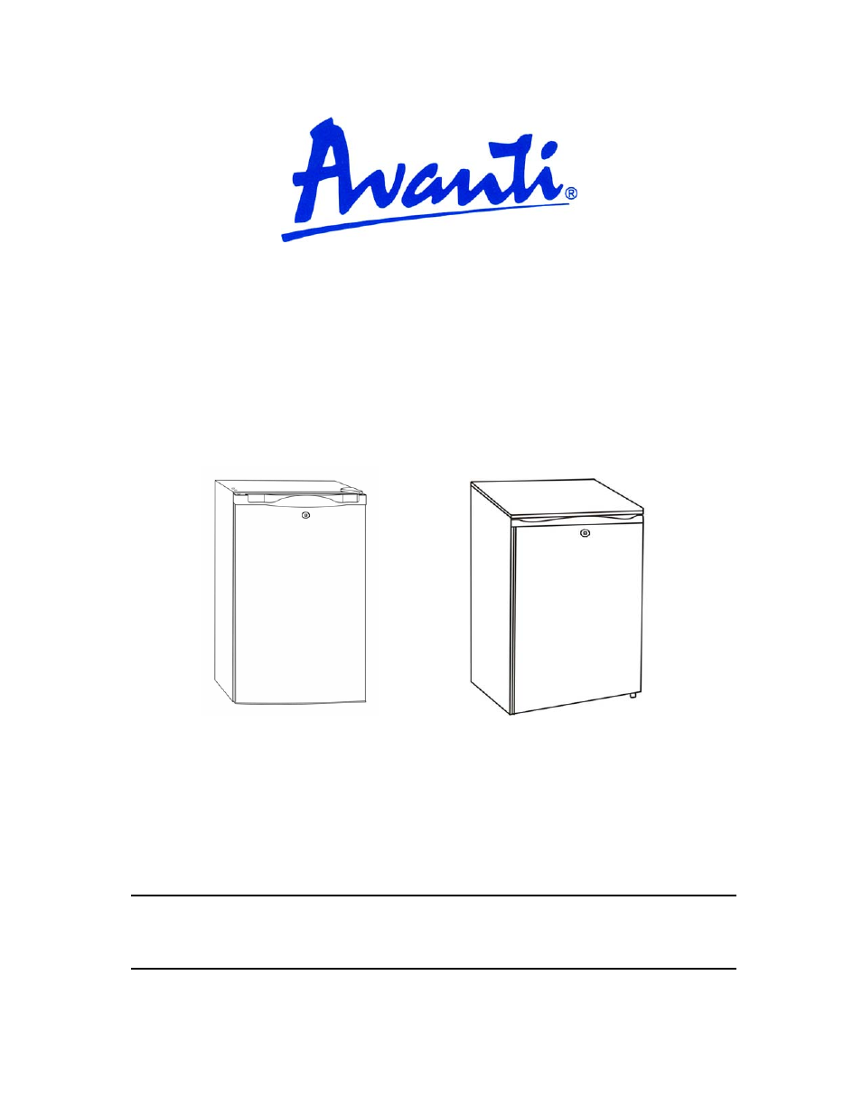 Avanti BCA4421WL User Manual | 20 pages