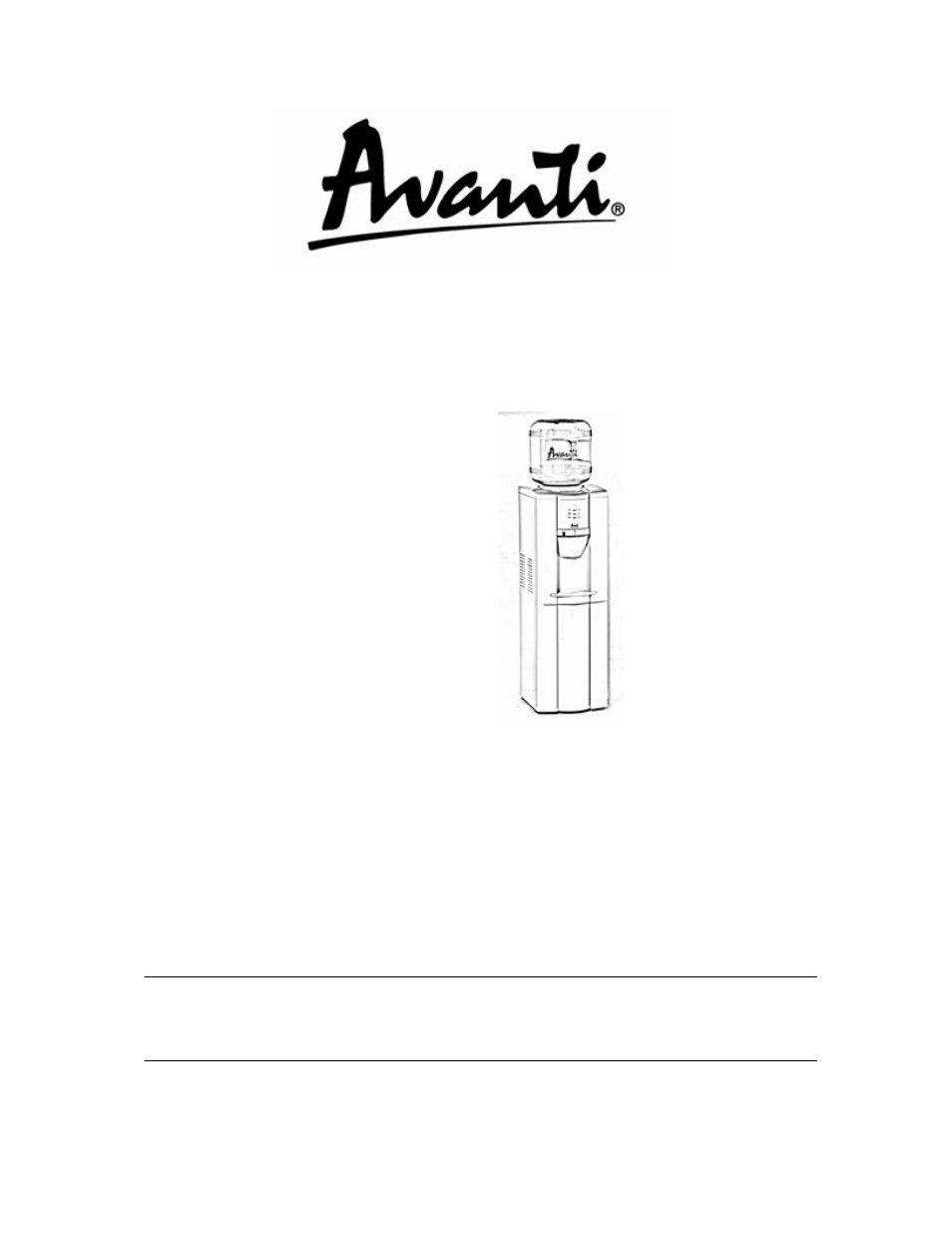 Avanti WDP69 User Manual | 15 pages