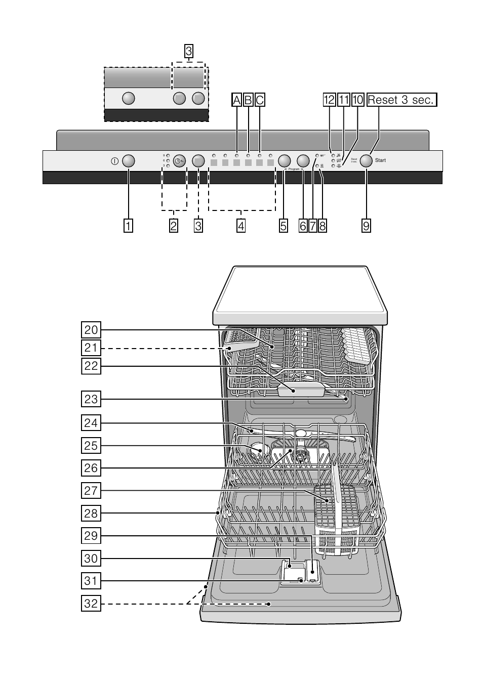 2 cleaning and maintenance 24, 3 fault, what to do? 26, 4 customer service 34 | 5 installation and connection 34, 8 intended use, Intended use, Safety instructions, Before you switch on the appliance | Neff S51E50X1GB User Manual | Page 2 / 40