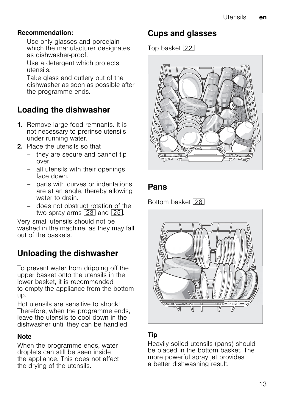 Small accessories holder *small accessories holder, Adjusting the height of the basket, Appliance height 81.5 cm | 16 cm, 30 cm, 5 cm, 21 cm, 25 cm, Appliance height 86.5 cm, 18 cm | Neff S72T69X3GB User Manual | Page 13 / 40