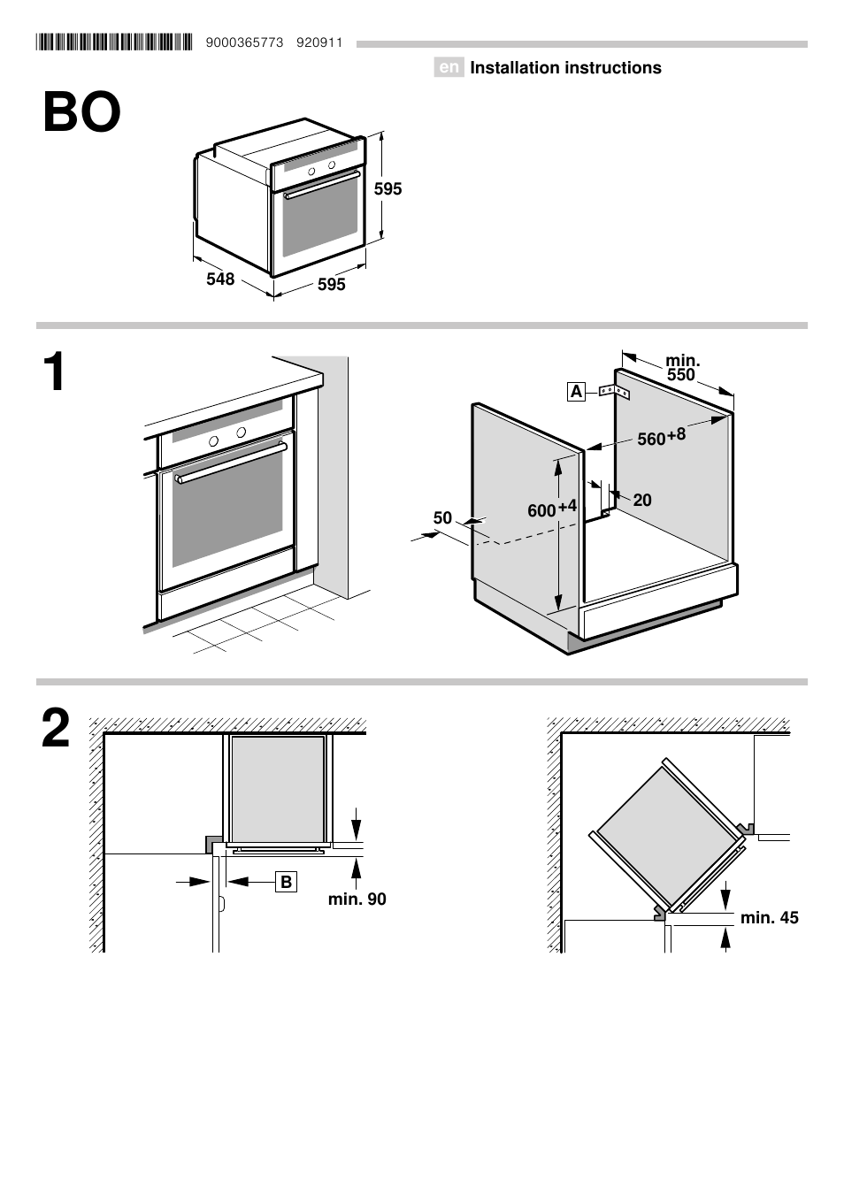 Neff B15M52N3GB User Manual | 3 pages