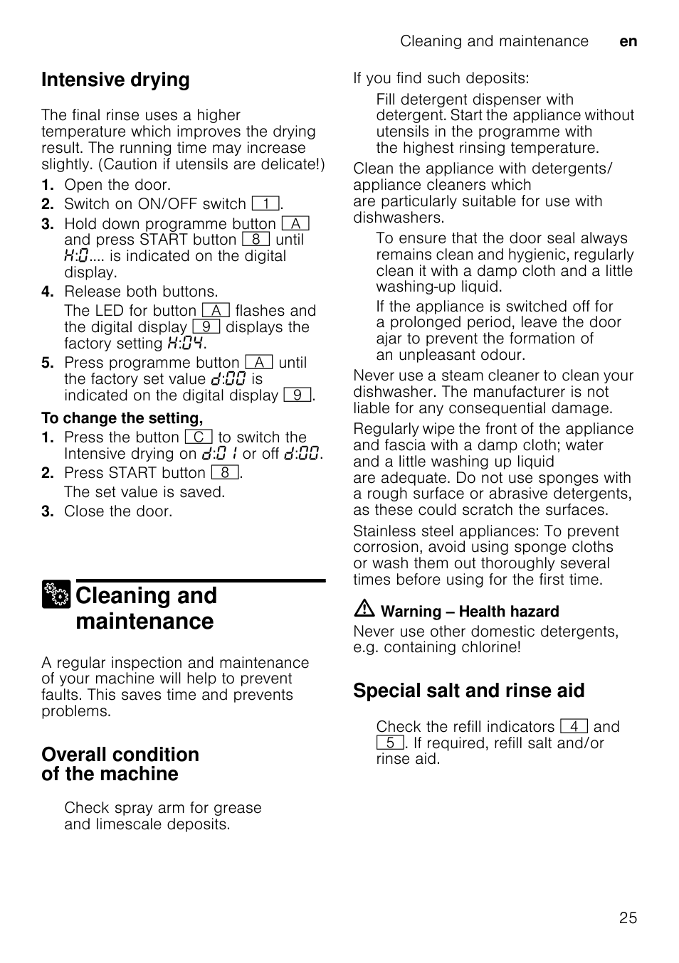 3 fault, what to do, Fault, what to do, Note | M warning, Waste water pump, Risk of cuts, Take out top basket 1* and bottom basket 1j, Remove the filters 1z, Scoop out water, use a sponge if required, Install filters | Neff S51M53X1GB User Manual | Page 25 / 42