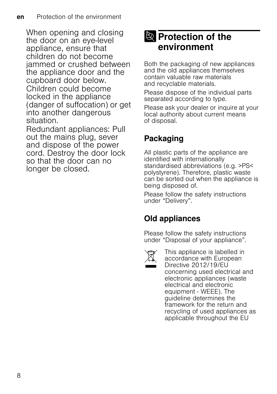 Water softening system/special salt, Setting, Set value can be found in the water hardness table | Open the door, Switch on on/off switch, Release both buttons, To change the setting, Press programme button 3, Press start button, Close the door | Neff S51M53X1GB User Manual | Page 8 / 42