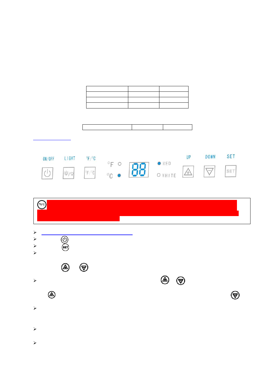 Avanti SWC2800M-1 User Manual | Page 7 / 16