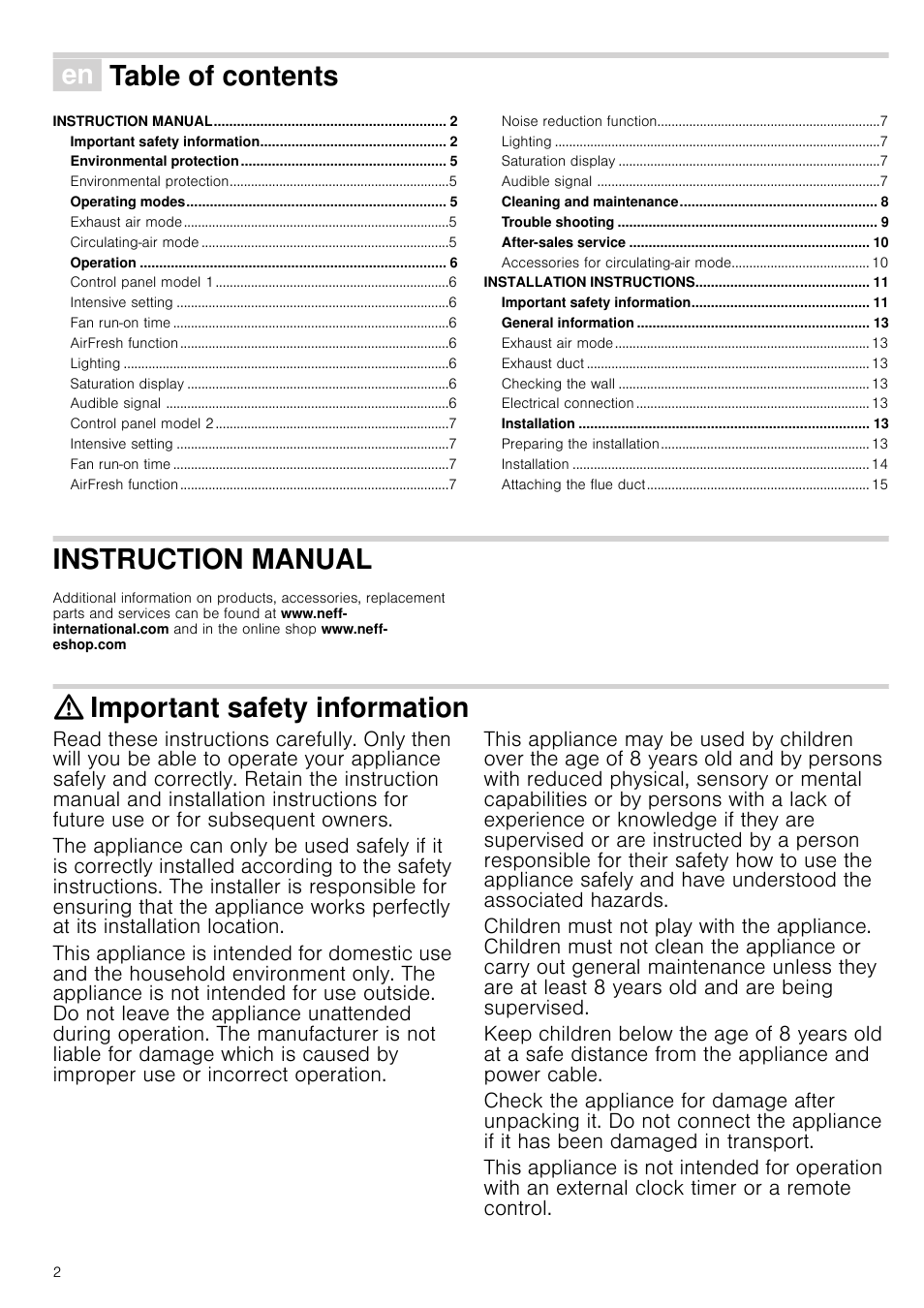 Neff D39GL64S0B User Manual | Page 2 / 16
