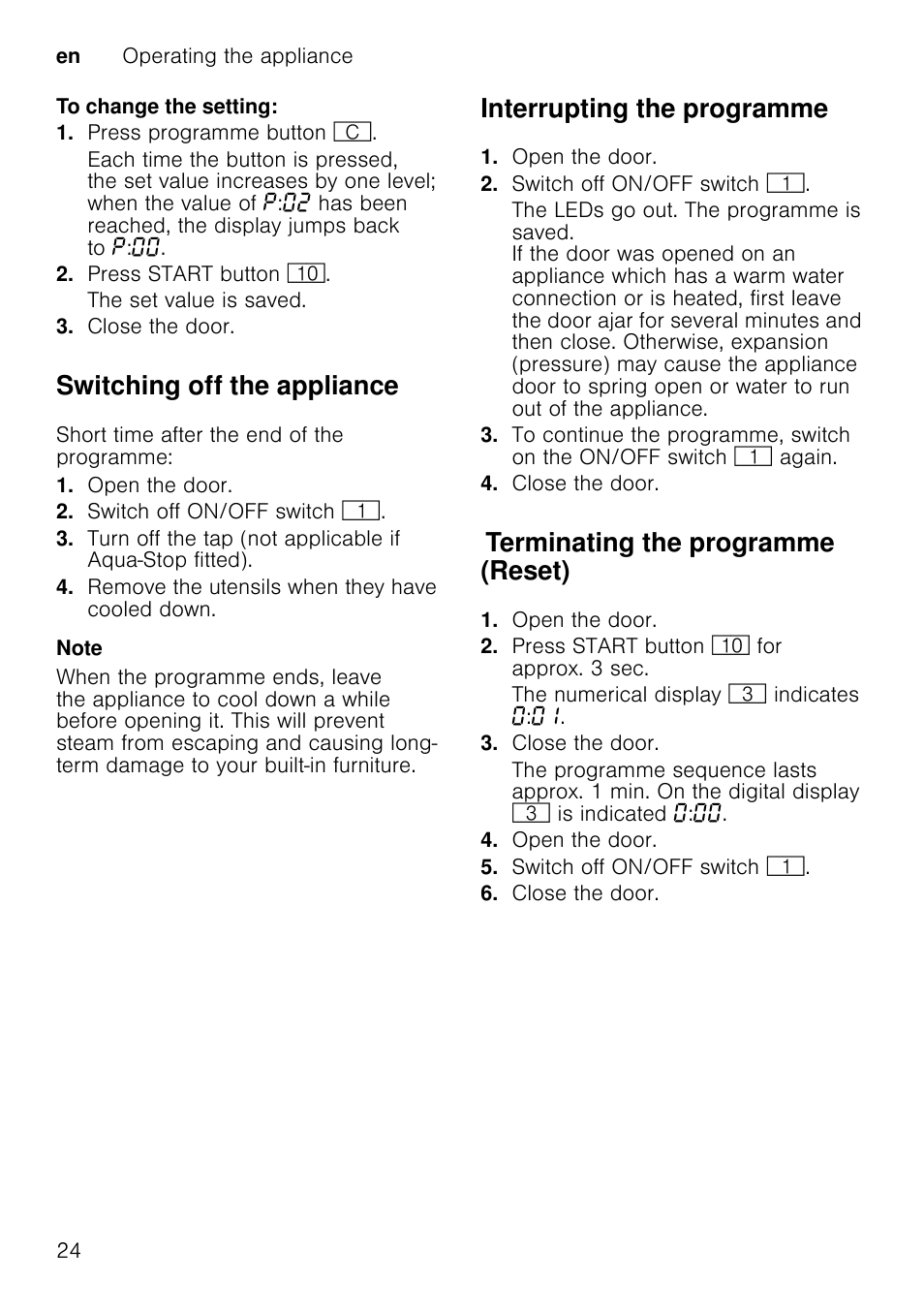 M warning, Health hazard, Special salt and rinse aid | Filters, Spray arms, Unscrew the upper spray arm 1, Remove the lower spray arm 1j upwards, Clean spray arms under running water, Re-engage or screw on spray arms, Switching off the appliance | Neff S51T69X3GB User Manual | Page 24 / 42