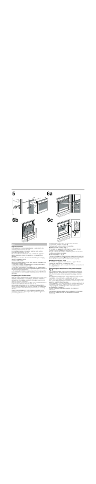 Important notes, Preparing the kitchen units, Appliance under worktop - fig. 1 | Corner installation - fig. 2, Appliance in a tall unit - fig. 3, D e f | Neff B45C52N3GB User Manual | Page 3 / 4